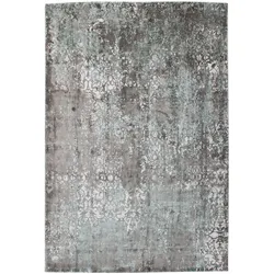 Teppich ARTE ESPINA "Ocean 200", blau (türkis), B:170cm H:23mm L:240cm, Viskose, Teppiche, Angenehm flauschige Haptik, handgefertigte Unikate, pflegeleicht
