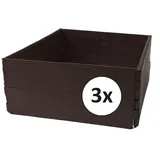 Hti-Living Hochbeet Nessa 24-tlg. braun
