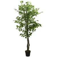 VidaXL Ficusbaum Künstlich 1260 Blätter 200 cm Grün