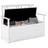 Costway Gartenbank 100 x 56 x 82 cm Weiß