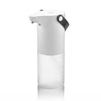 mobiler Spender für Schaumseife weiß, kontaktlos, automatischer Sensor Seifendosierer Spender Automatik