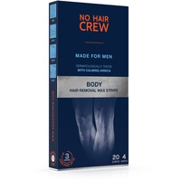 NO HAIR CREW Body Depilation Wax Strips, 20 g