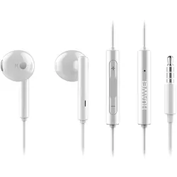 Huawei AM116 Kopfhörer Verkabelt im Ohr Anrufe/Musik Silber, Weiß
