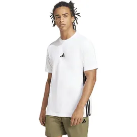 adidas Essentials 3-Streifen Single Herren T-Shirt weiß weiß 3XL