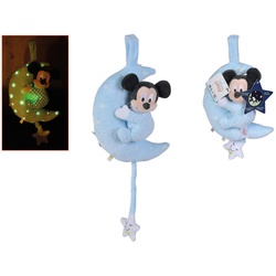 Disney Spieltier Micky&Minnie, Blau, Kunststoff, Textil, 10x38x20 cm, unisex, Gute-Nacht-Musik, Spielzeug, Kinderspielzeug, Sonstiges Spielzeug