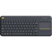 Logitech K400 Plus Wireless Touch Keyboard FR schwarz