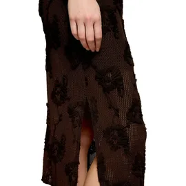 Zero Midirock Damen Braun 38