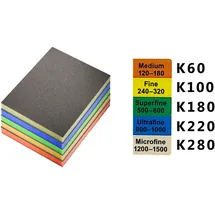 sia by bosch gmbh Sia Schleifschwamm ultrafine 98 x 120 mm 10 Stck.