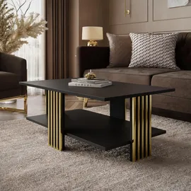 lookway Saphira Gold Schwarz Holzwerkstoff 100 x 40 x 60 cm