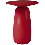 Höffner Beistelltisch, Rot, Holz, 32x44x32 cm, Wohnzimmer, Wohnzimmertische, Beistelltische