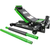 DeTec. 3T Rangierwagenheber Quick Lift grün | hydraulischer Wagenheber 75–500 mm für PKW SUV