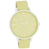 Oozoo Damen Armbanduhr Timepieces Analog Leder pastell-grün D2UOC11360