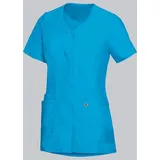 BP Med Tunics 1764-241-0114 Kasack für Damen - 1/2 Ärmel und V-Ausschnitt - 49% Baumwolle, 48% Polyester, 3% Elastolefin - Schlanke Passform - Größe: 2XLn - Farbe: curacao