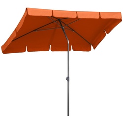 Schneider Schirme Marktschirm Aquila 265 x 150 cm Polyester Orange Terrakotta