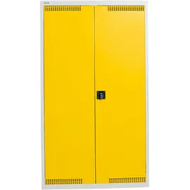 stumpf metall Stumpf Umweltschrank BP-4 lichtgrau / signalgelb + 4 Auffangwannen durchgehend - 7598062