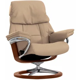 Stressless Stressless® Relaxsessel »Ruby« mit Signature Base, Größe M, Gestell Eiche, Wenge, Braun & Schwarz
