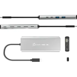 j5create JCD403 (USB-C, Dockingstation + USB Hub,