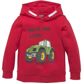 Kidsworld Kapuzensweatshirt in rot | Gr.: 92/98