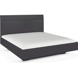 Rauch Futonbett »Bett Doppelbett Holzbett AGORDO«, mit hohem Kopfteil und schwebender Optik MADE IN GERMANY, grau