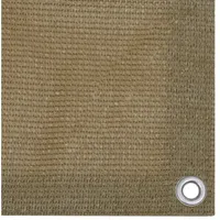 vidaXL Balkon-Sichtschutz 90 x 500 cm Taupe Polyethylen