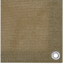 vidaXL Balkon-Sichtschutz 90 x 500 cm Taupe Polyethylen