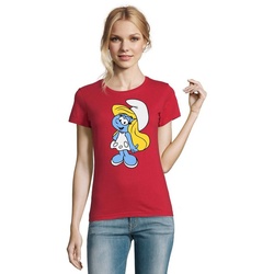 Blondie & Brownie T-Shirt Schlumpfine Schlumpf Papa Schlumpf Schlumpfhausen Smurf Schlumpfine rot S