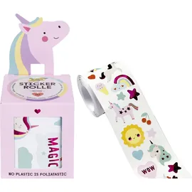 Folia Stickerrolle Unicorn 4 m mehrfarbig