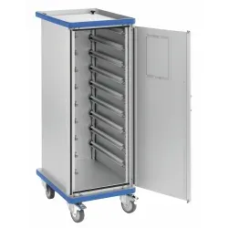 novocal geschlossener Modulwagen GM1-9 , Maße(BxTxH): 55,5 x 72,5 x 146,4 cm, GM1-9