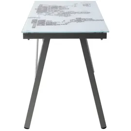 Möbilia Schreibtisch Tullia grau