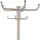 Proregal Garderobenständer 175 cm Grau