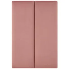 neu.haus Wandkissenset Carpino 2-tlg. Samt 90x30 cm Rosa [neu.haus]
