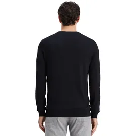 Scotch & Soda Strickpullover mit Logo-Stitching Modell Core, Black, L