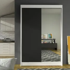 Mirjan24 Schiebetürenschrank Lino I 2-türig 0 x 0 x 0 cm Schwarz