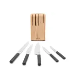 Brabantia Profile Messerblock, mit Messer, 6-teilig 260483 , 1 Set