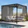 MCW Pergola Beja 3 x 3 m grau