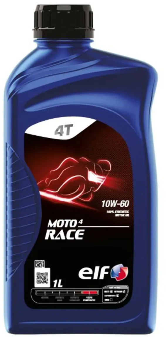 Aceite de motor ELF MOTO 4 RACE 10W60 1L