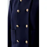 Oui Strickjacke Blau 38