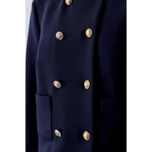 Oui Strickjacke Blau 38