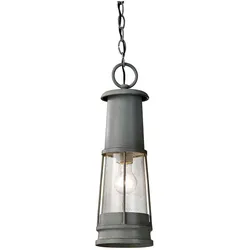Chelsea Harbor Outdoor Pendelleuchte Wolkengrau Feiss FE-CHELSEAHBR8