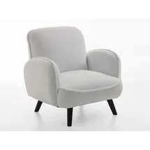 Atlantic Home Collection Armlehnensessel, weiß, Textil, 1-Sitzer, 88x84x87 cm, Wohnzimmer, Sessel, Polstersessel