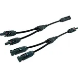 Schwaiger Solarkabel-Adapter-Set 2in1 20cm