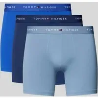 Boxershorts mit elastischem Bund mit Logo-Intarsien im 3er-Pack, Royal, M