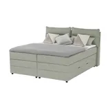 Möbel Kraft Boxspringbett 193 x 109 cm Grün