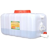 Wasserkanister camping Reisen Im Freien Multifunktionaler Wassertank 50L/60L/90L Haushaltslebensmittelqualität Kunststoffeimer Mit Deckel Rechteckige Außentank Führender DROP Dauerhaft Wasse(Size:50L)