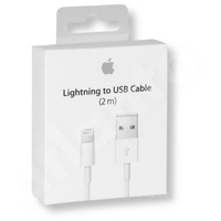 Apple Original Datenkabel - 2 Meter, Lightning auf USB, MD819ZM/A, weiß, 2m, ...