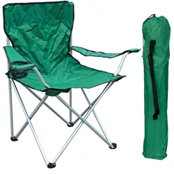 Anglersessel mit Getränkehalter und Tasche belastbar bis 120kg