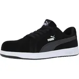 Puma Sicherheitsschuhe, Iconic Suede Black Low S1P (S1P, 43