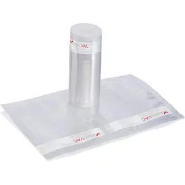 Magic Vac MagicVac 2 Vakuumierfolienrollen mit Label 20 cm x 6 m