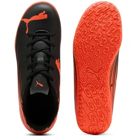 Puma ATTACANTO II IT JR Fußballschuh, schwarz-Leuchtend rot, 3.5 UK