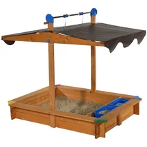 xxxgasposportartikelgmbh Sandkasten Lea mit Dach 137 cm x 105 cm
